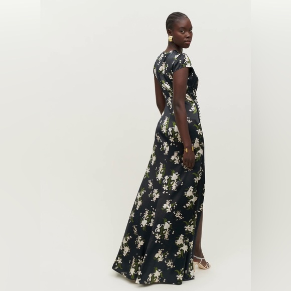 SOLD Reformation Birch Silk Dress New With Tags - Picture 3 of 10